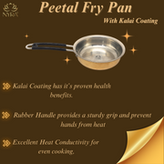 Heavy-Duty Brass Fry Pan (Kalai Coated) – Frying Pan