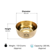 Pure Bronze Kansa Katori – Serving Bowl