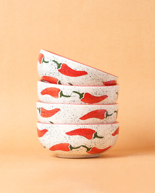 Nurture India Keep It Spicy Ceramic Small Bowls