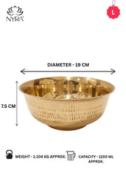 Handcrafted Brass Bowl/Katora – Serving Bowl