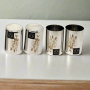 Stainless Steel Glass/Tumbler with Laser Floral Design – Drinking Tumbler