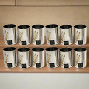 Stainless Steel Glass/Tumbler with Laser Floral Design – Drinking Tumbler