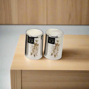 Stainless Steel Glass/Tumbler with Laser Floral Design – Drinking Tumbler
