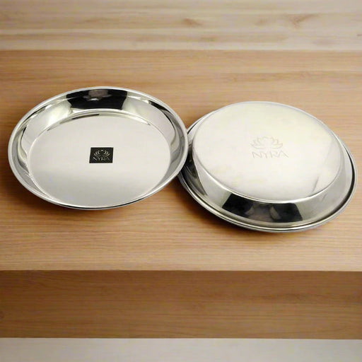 Stainless Steel quarter-size Plates  – Kitchen Utensil