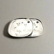 Elegant Stainless Steel Quarter Plates Set– Kitchen Utensil