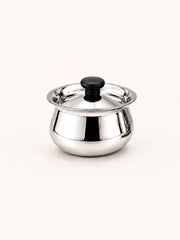 nyra-kitchenware-stainless-steel-serving-handi-with-lid-glossy-mirror-finish-serving-pot-curry-gravy-dal-sabzi-rice-biryani-serving-bowl-easy-grip-knob