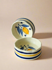 Nurture India Lemon Leafy Cereal Bowl 2-Piece Set