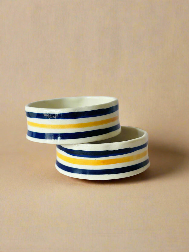 Nurture India Lemon Leafy Cereal Bowl 2-Piece Set