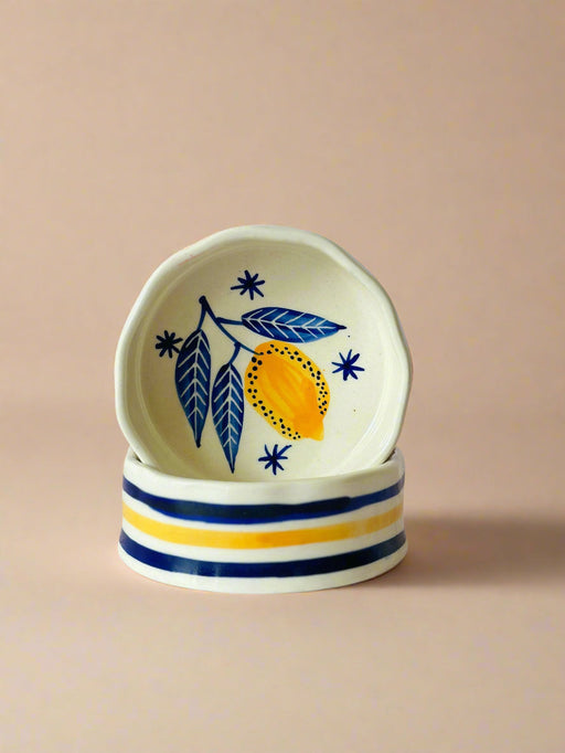Nurture India Lemon Leafy Cereal Bowl 2-Piece Set