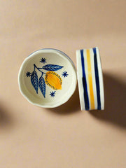 Nurture India Lemon Leafy Cereal Bowl 2-Piece Set