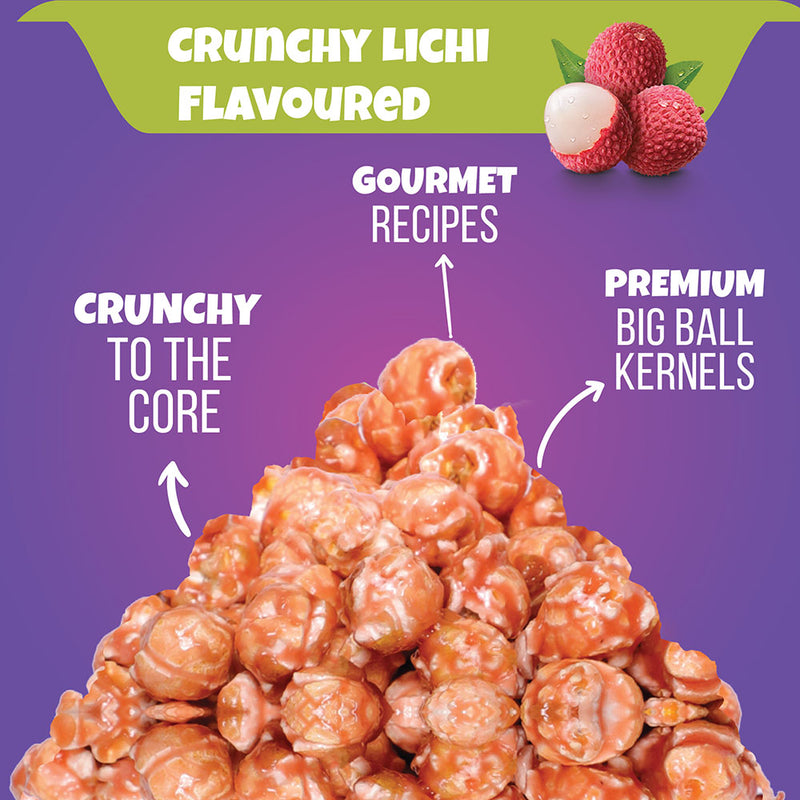 Crunchy Lychee Popcorn