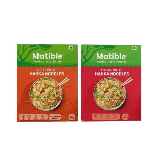 Natible Little Millet Noodles and Foxtail Millet Noodles – Millet Based Instant Noodles