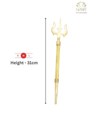 Pure Brass (Peetal) Trishul – Kitchen Utensil