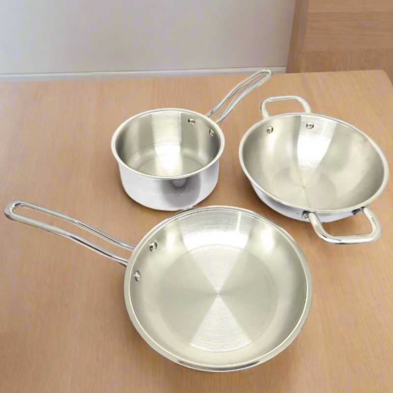 Triply Stainless Steel Cookware Set – Saucepan