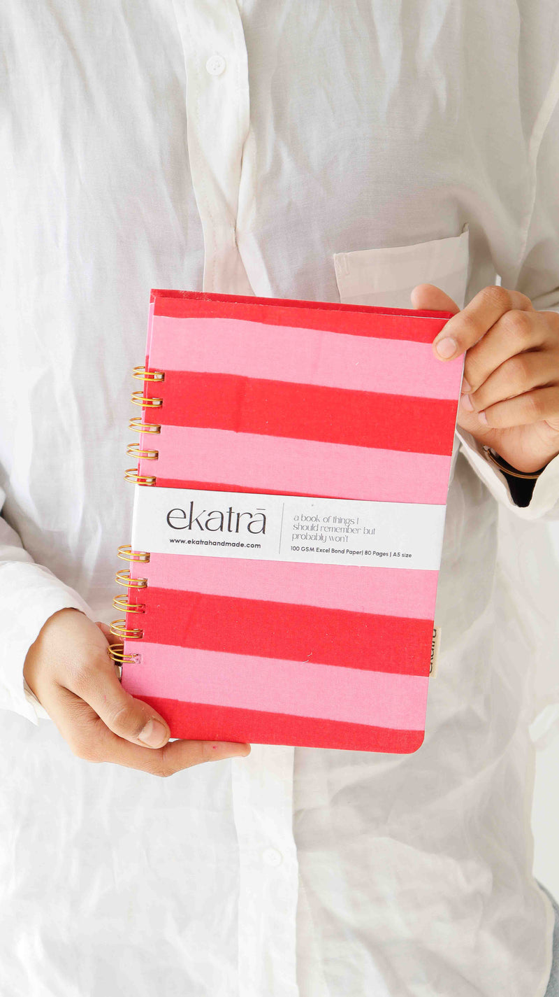 ekatrahandmade-yellow-floral-a5-wire-bound-journal