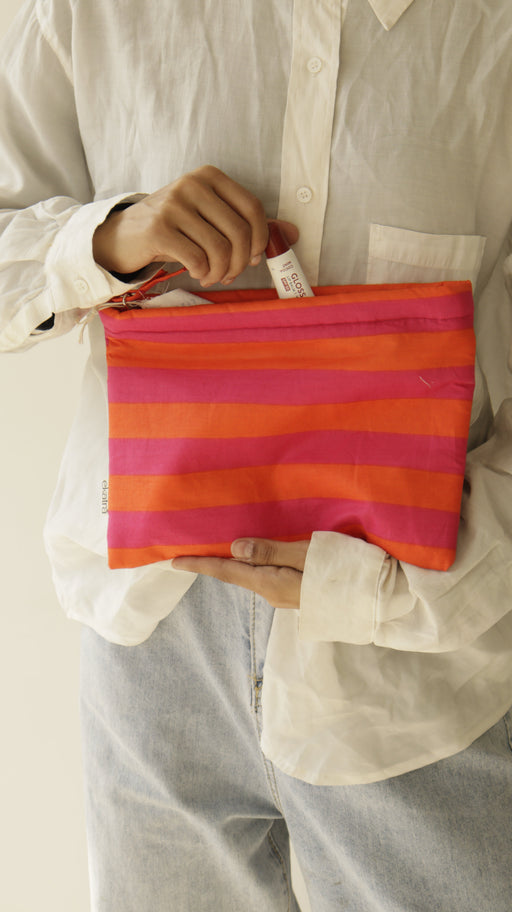 ekatrahandmade-sustainable-cotton-travel-pouch-organizer-by-ekatra-elephant-motif