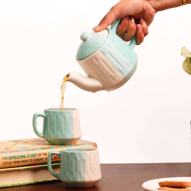 local-kala-half-and-half-green-ii-tea-set