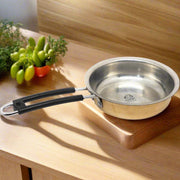 Heavy-Duty Brass Fry Pan (Kalai Coated) – Frying Pan