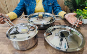 Triply Stainless Steel Cookware Set – Saucepan