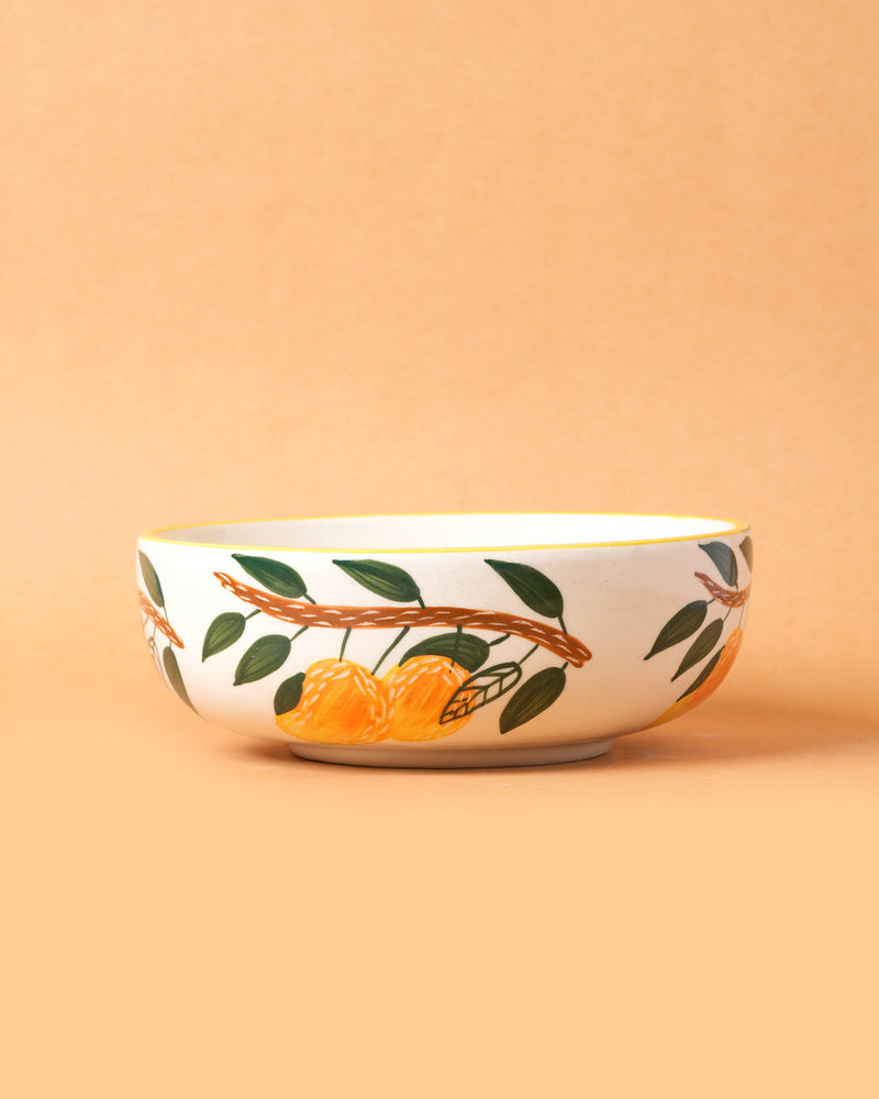 Nurture India Mango Ceramic Bowl Large