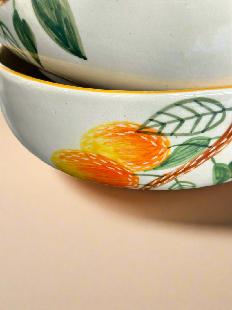 Nurture India Mango Ceramic Bowl Large