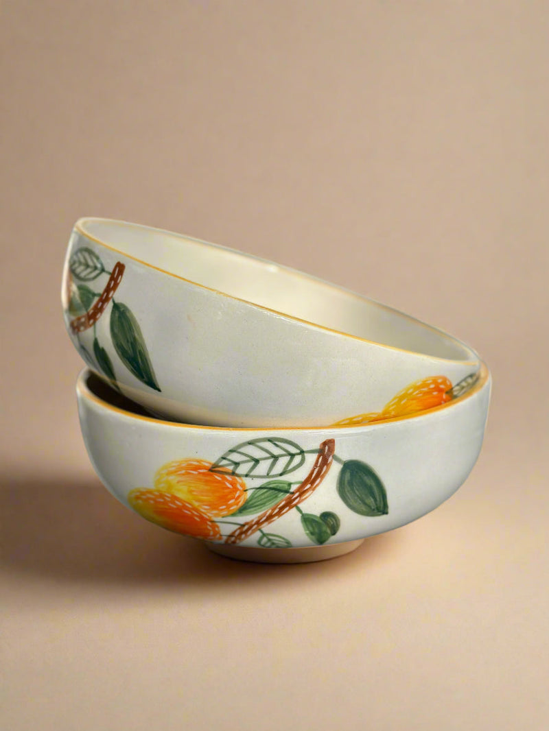 Nurture India Mango Ceramic Bowl Large