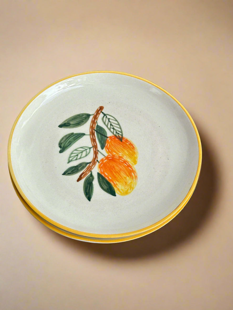 Nurture India Mango Ceramic Breakfast 3-Piece Set