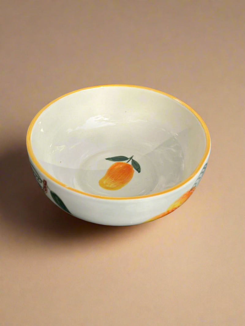 Nurture India Mango Ceramic Breakfast 3-Piece Set