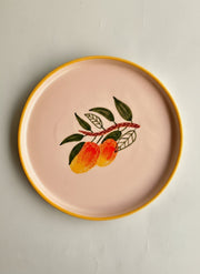 Nurture India Mango Ceramic Snack Plate 8-Inch