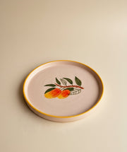 Nurture India Mango Ceramic Snack Plate 8-Inch