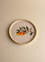 Nurture India Mango Ceramic Snack Plate 8-Inch
