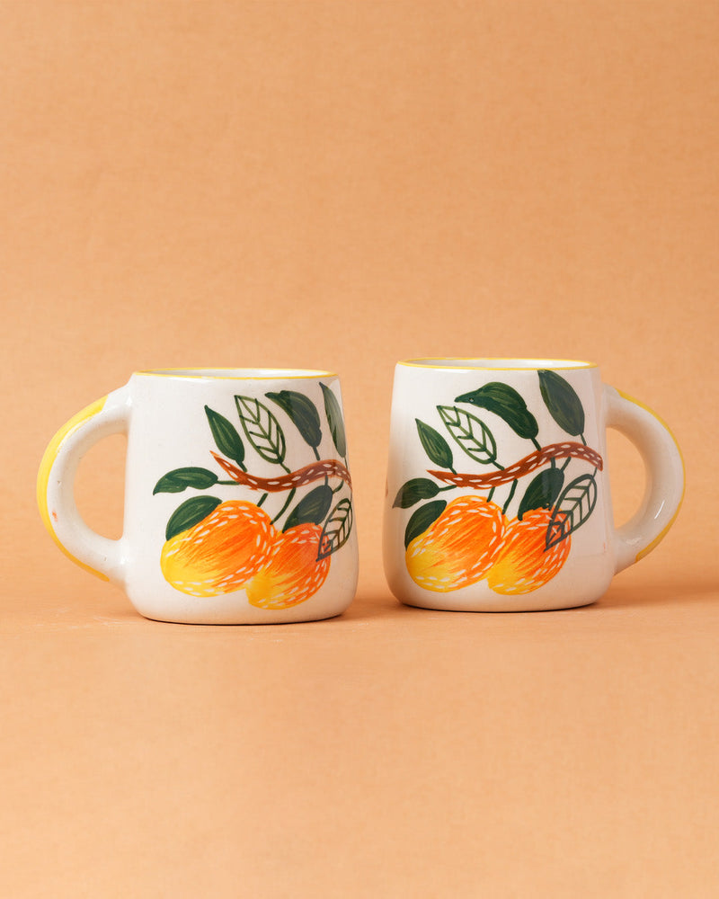 Nurture India Mango Ceramic Mug 10-oz
