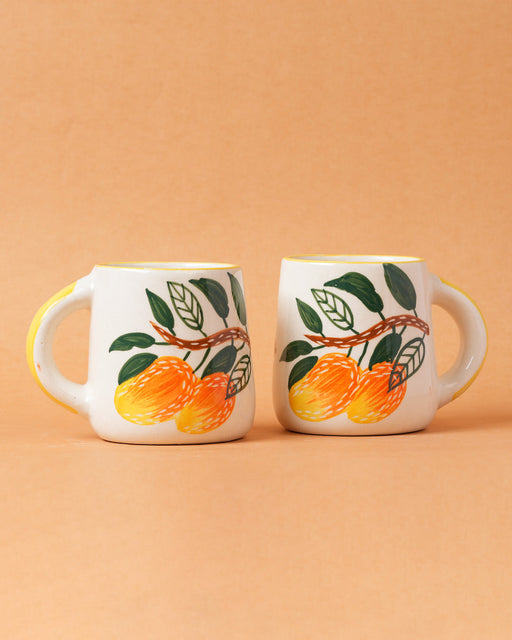 Nurture India Mango Ceramic Mug 10-oz