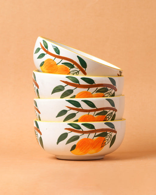 Nurture India Mango Ceramic Small Bowls
