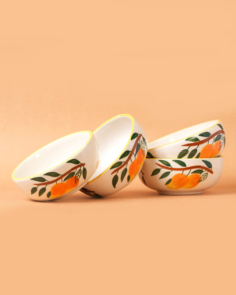 Nurture India Mango Ceramic Small Bowls