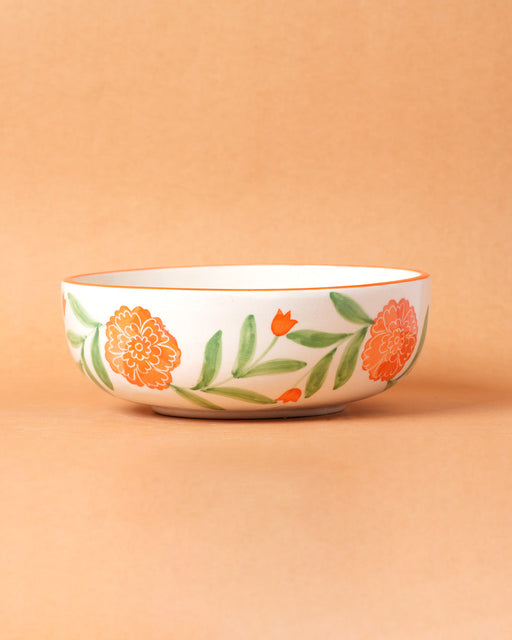 Nurture India Marigold Ceramic Bowl Large