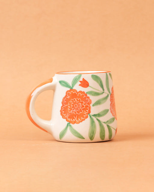 Nurture India Marigold Ceramic Mug 10-oz