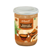 Gudworld Masala Chai Jaggery Powder – Spiced Tea Sweetener (10.58 oz)