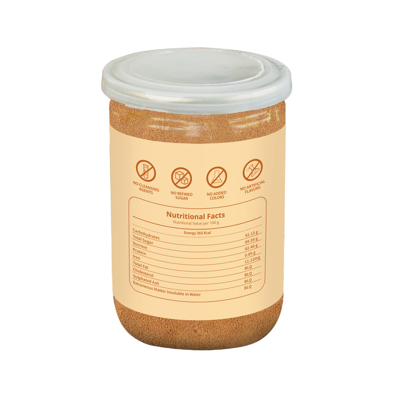 Gudworld Masala Chai Jaggery Powder – Spiced Tea Sweetener (10.58 oz)