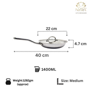 Triply Stainless Steel Frypan Set with Lid – Lid