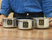 Pure Aluminium Mini Patila Set – Kitchen Utensil