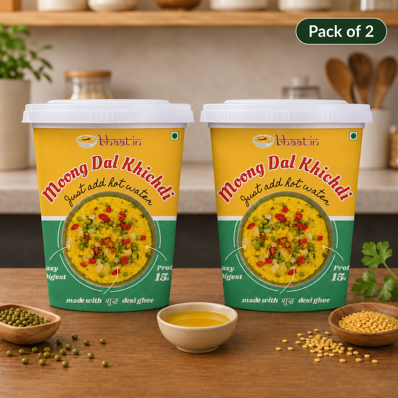 bhaat-in-pack-of-2-ready-to-eat-dehydrated-moong-dal-khichdi