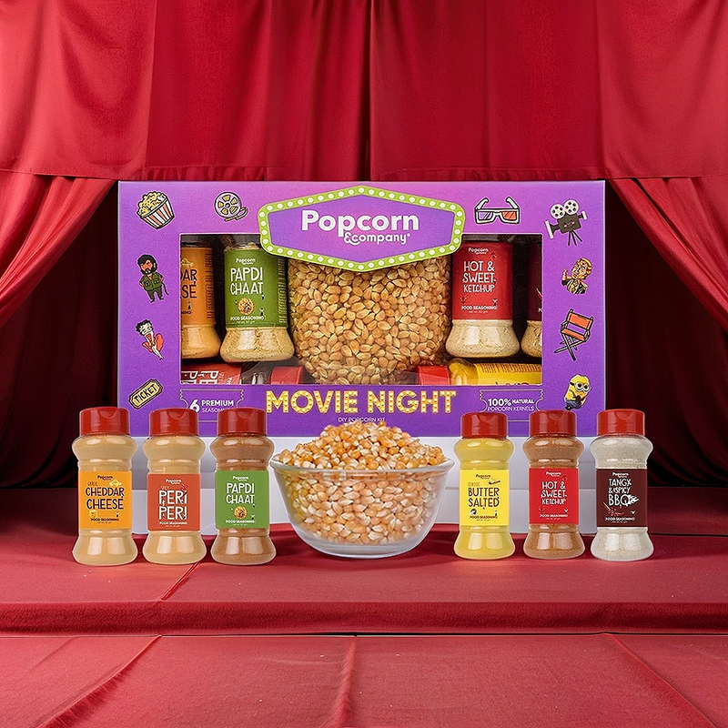 DIY Movie Night Popcorn Kit