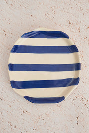 Nurture India Multi Color Art Stripe Plates