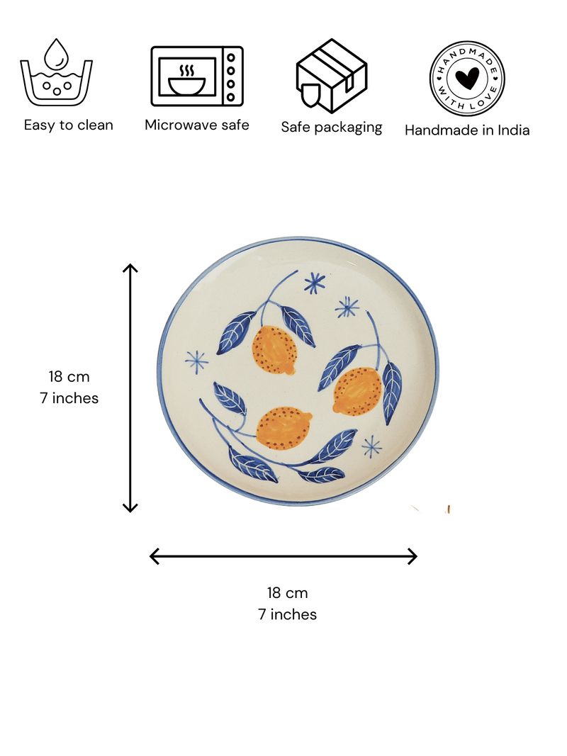 Nurture India Italian Lemon Summer Breakfast 3-Piece Set