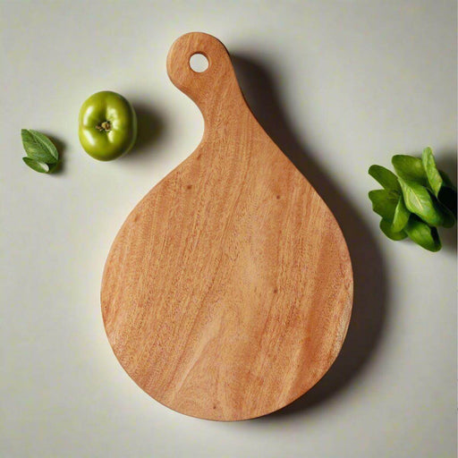 Neem Wood Chopping Board Compact Designer Shape – Cutting Board