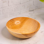 Neem Wood Design Fruit Bowl – Serving Bowl