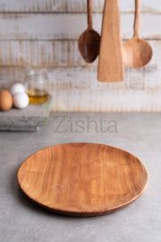 Neem Wood Dinner Plate: Regular – Kitchen Utensil