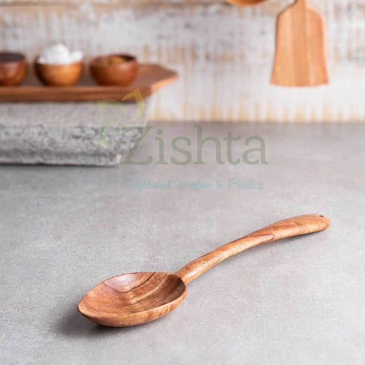 Neem Wood Ladle-Dal – Tadka Ladle