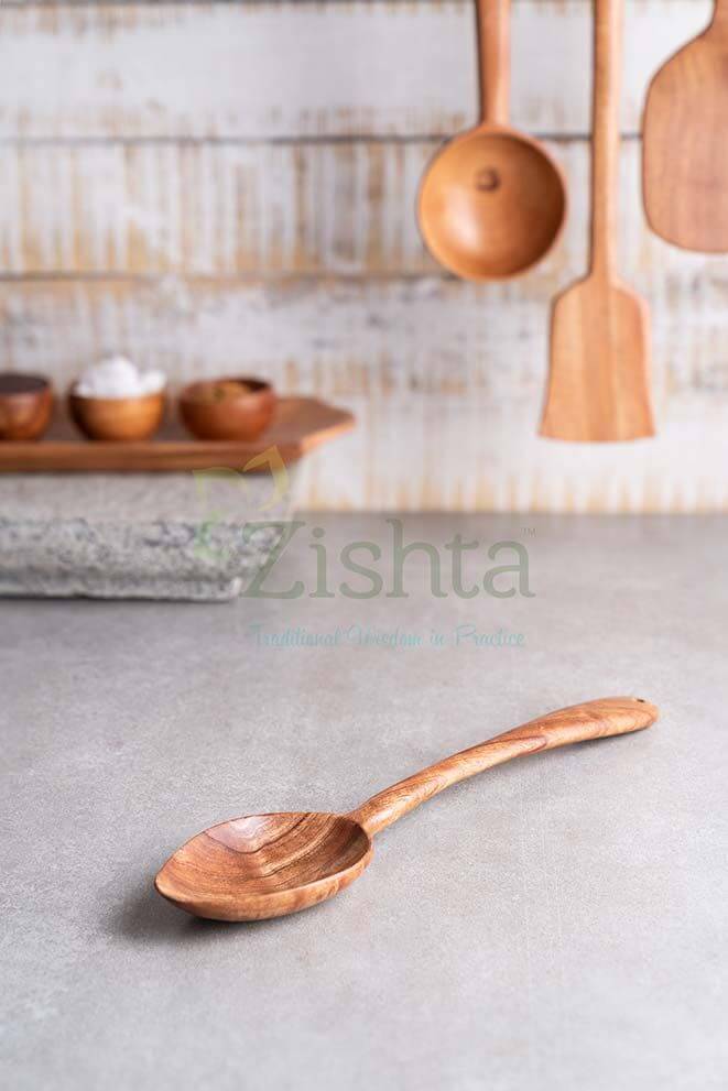 Neem Wood Ladle-Dal – Tadka Ladle